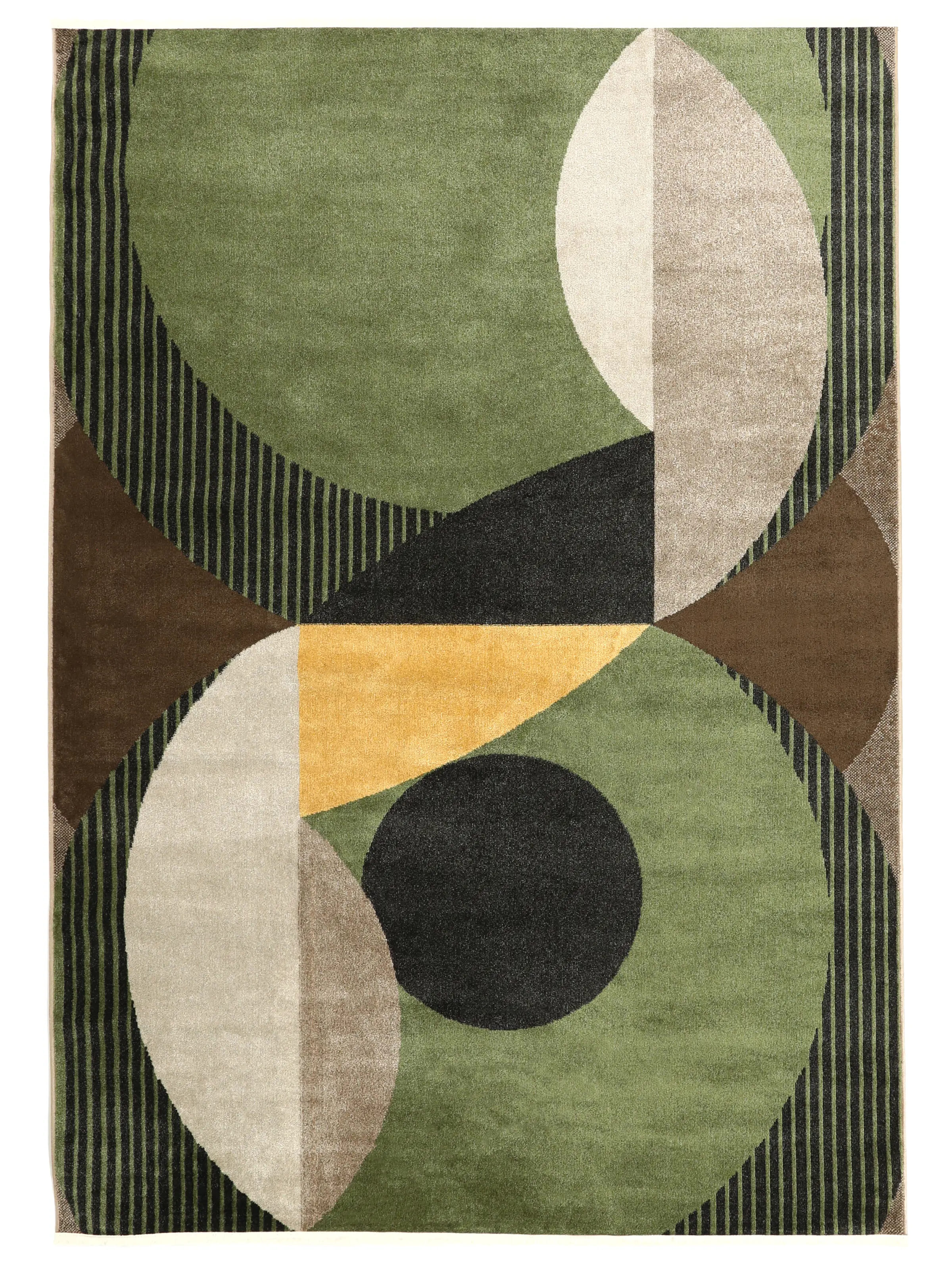 Tapis graphique Vert 140×200